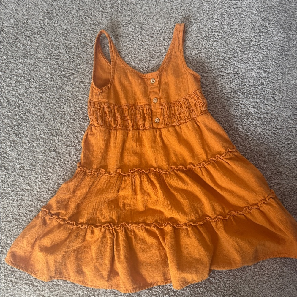 Zara Burnt Orange Sun Dress size 6